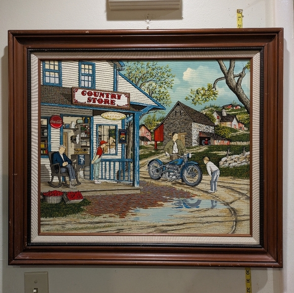 H.Hargrove Painting Country Store 26x30 - Picture 1 of 10